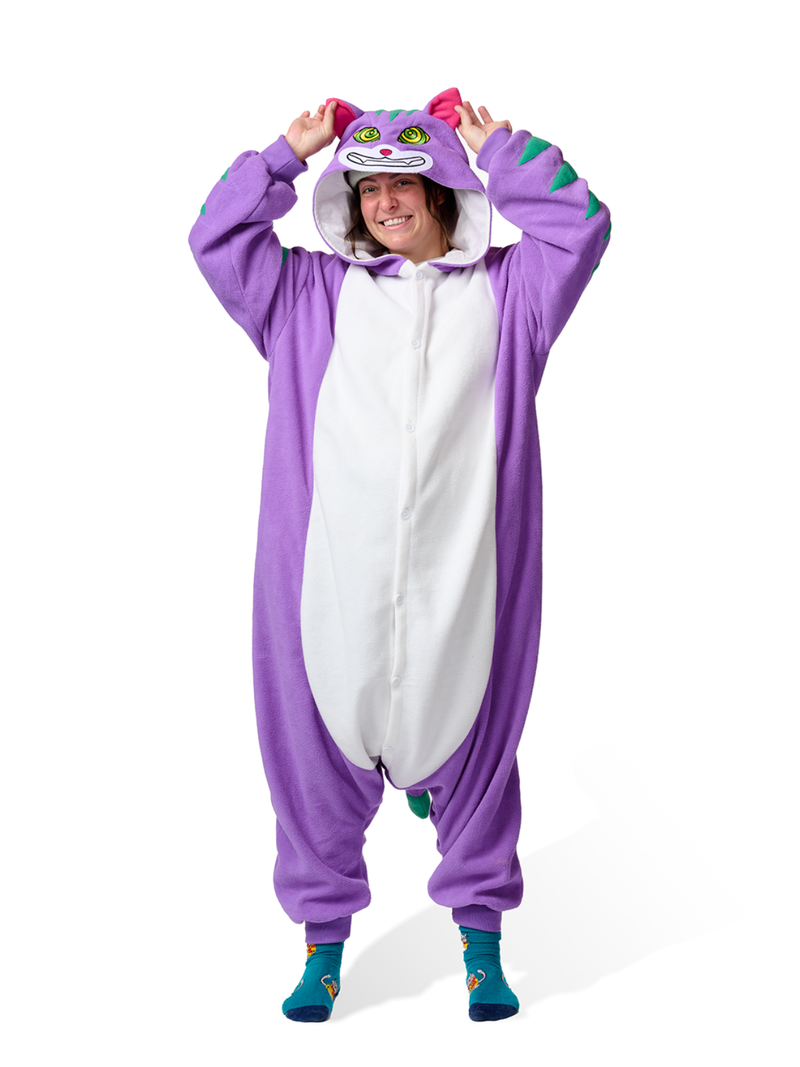 Fantasia de Gato Cheshire Kigurumi