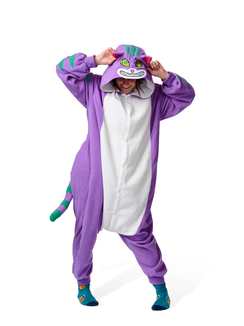 Fantasia de Gato Cheshire Kigurumi